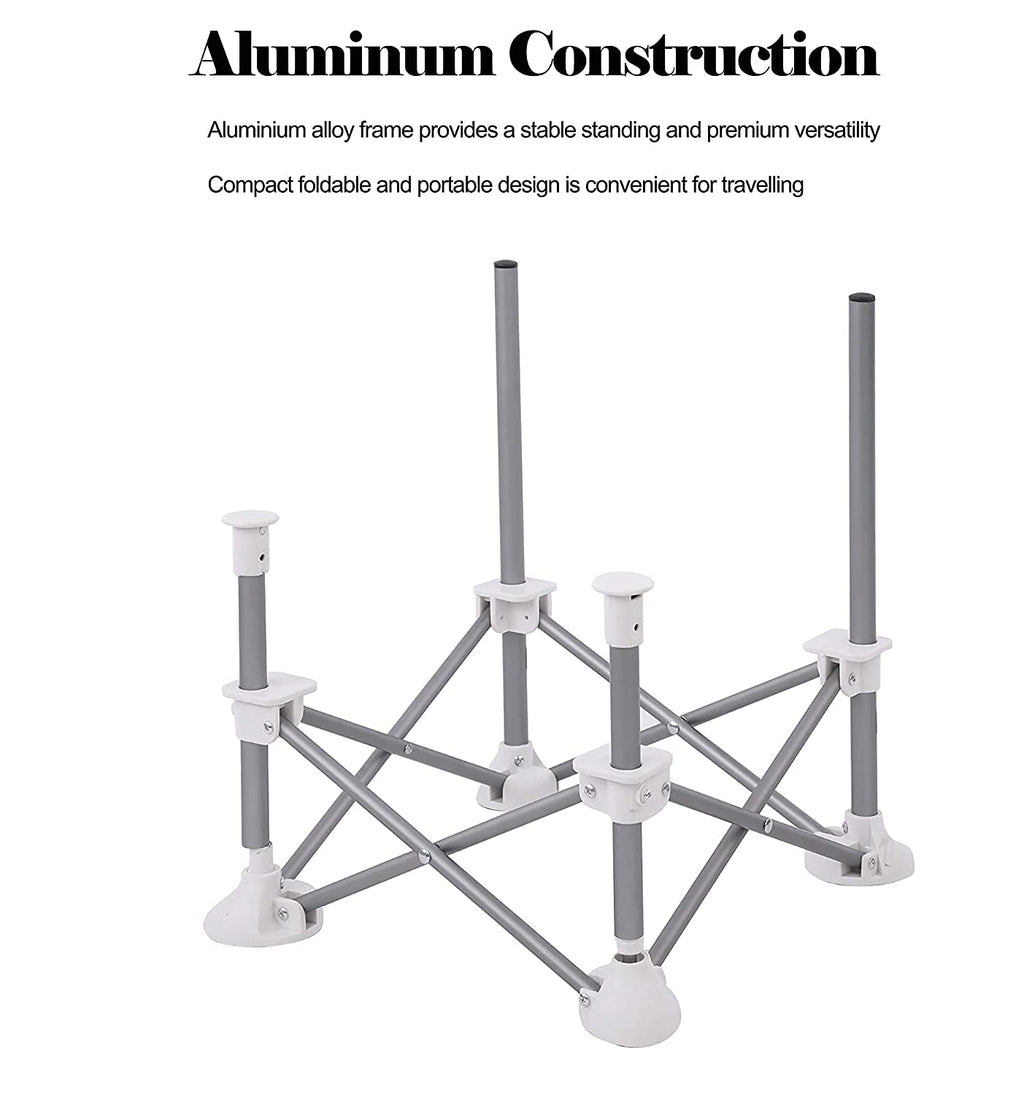 Portable Baby Seat for Travel - Compact Fold with Straps for Indoor and Outdoor Fun - Perfect for Camping, Beach, and More - Ideal for Toddlers and Kids (Grey)