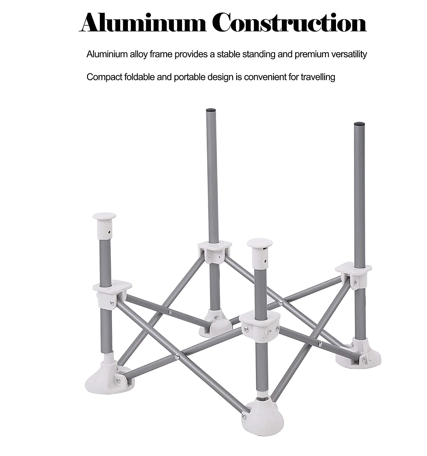 Portable Baby Seat for Travel - Compact Fold with Straps for Indoor and Outdoor Fun - Perfect for Camping, Beach, and More - Ideal for Toddlers and Kids (Grey)