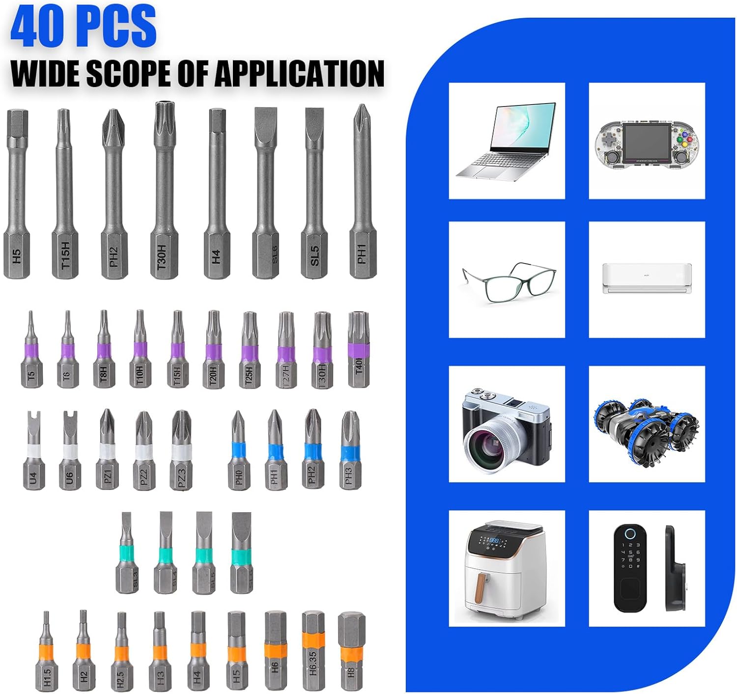 Ultimate 42-in-1 Magnetic Screwdriver Set - Versatile DIY Ratchet Tool for Home, Electronics, and More
